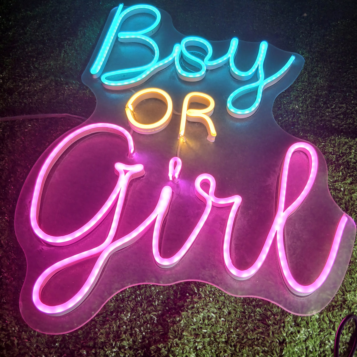Diseño motivo Boy or Girl.. revelación