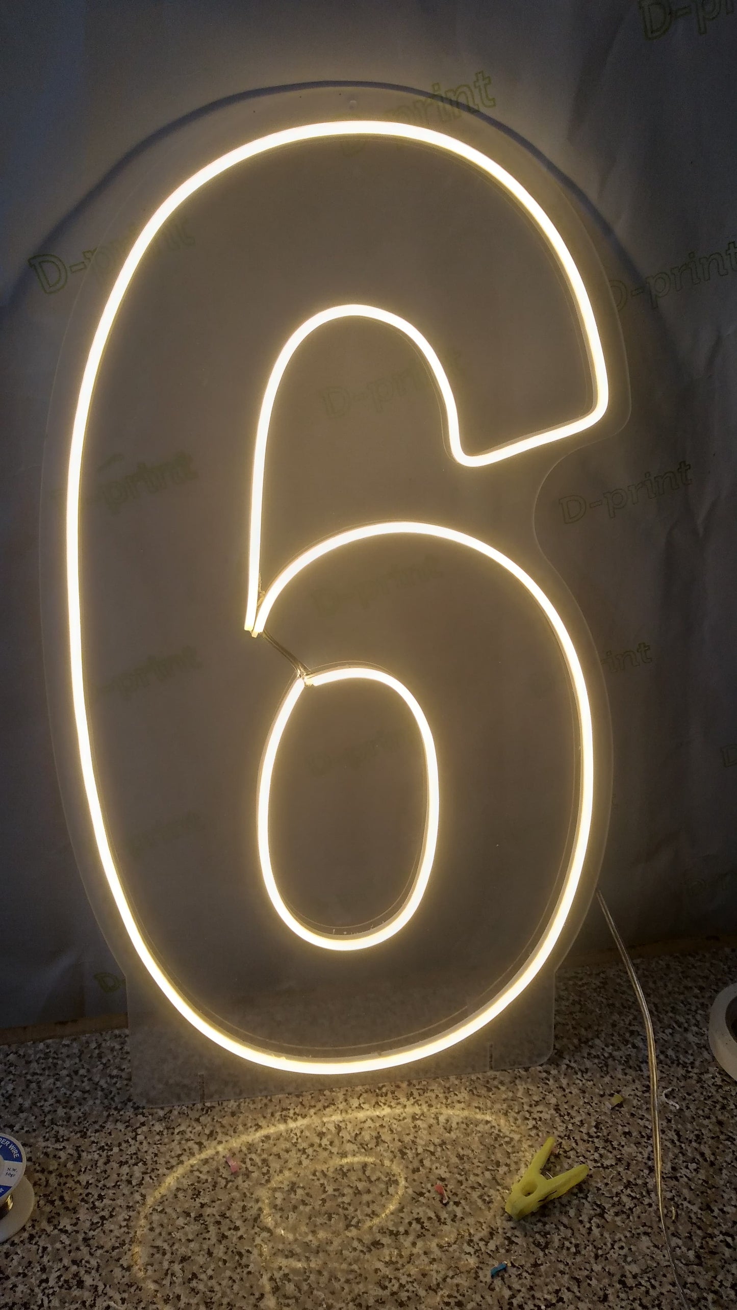Número LED 6