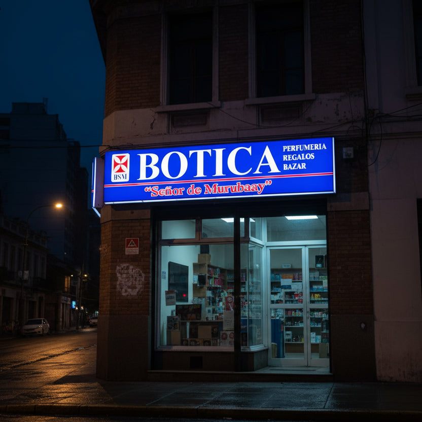 LETRERO CAJA LUMINOSO 🔆 BOTICA