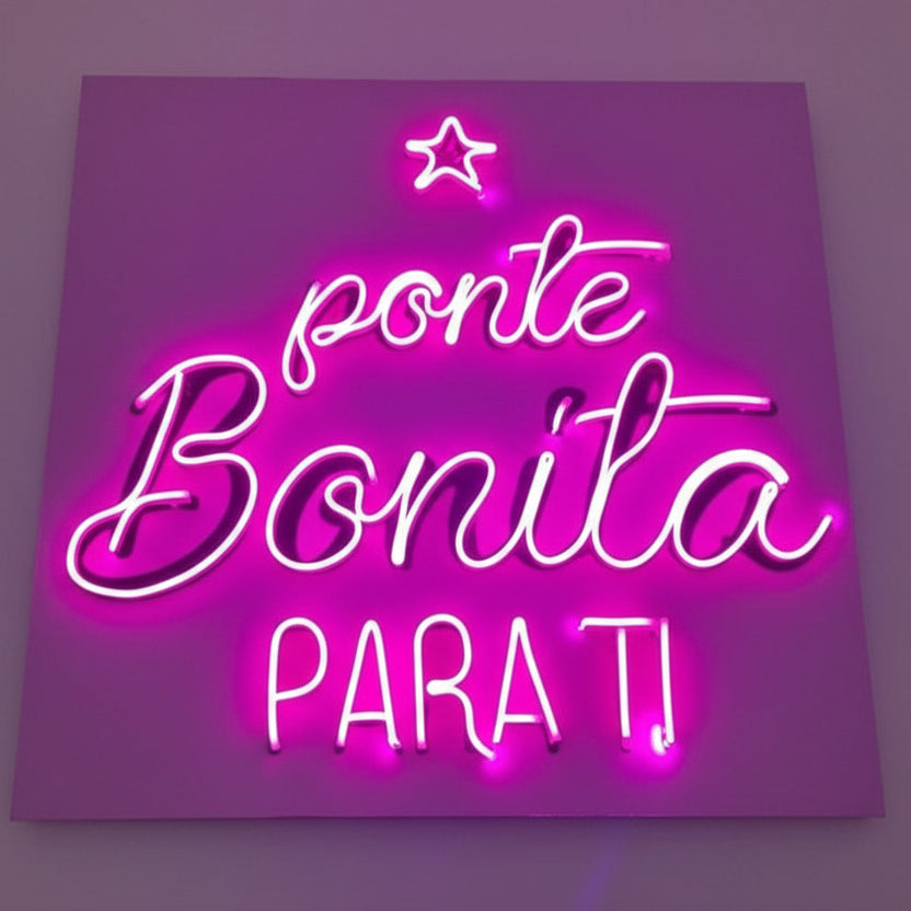 Diseño Frase motivadora "Ponte bonita para ti"