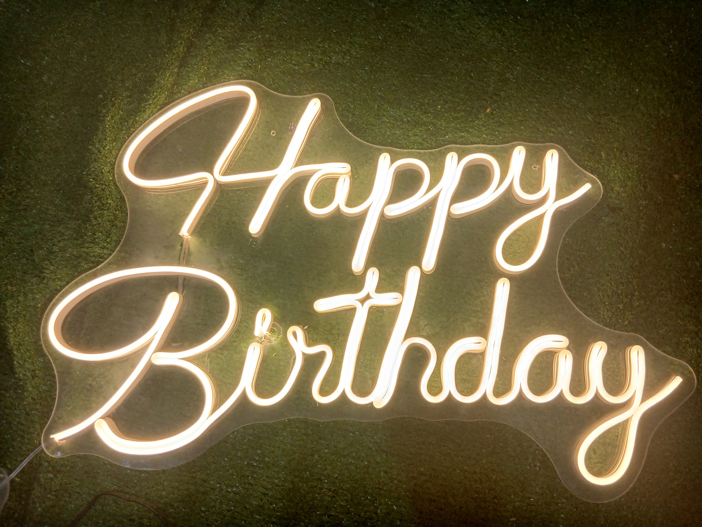 Feliz Cumpleaños Neón Led (Luz cálida)