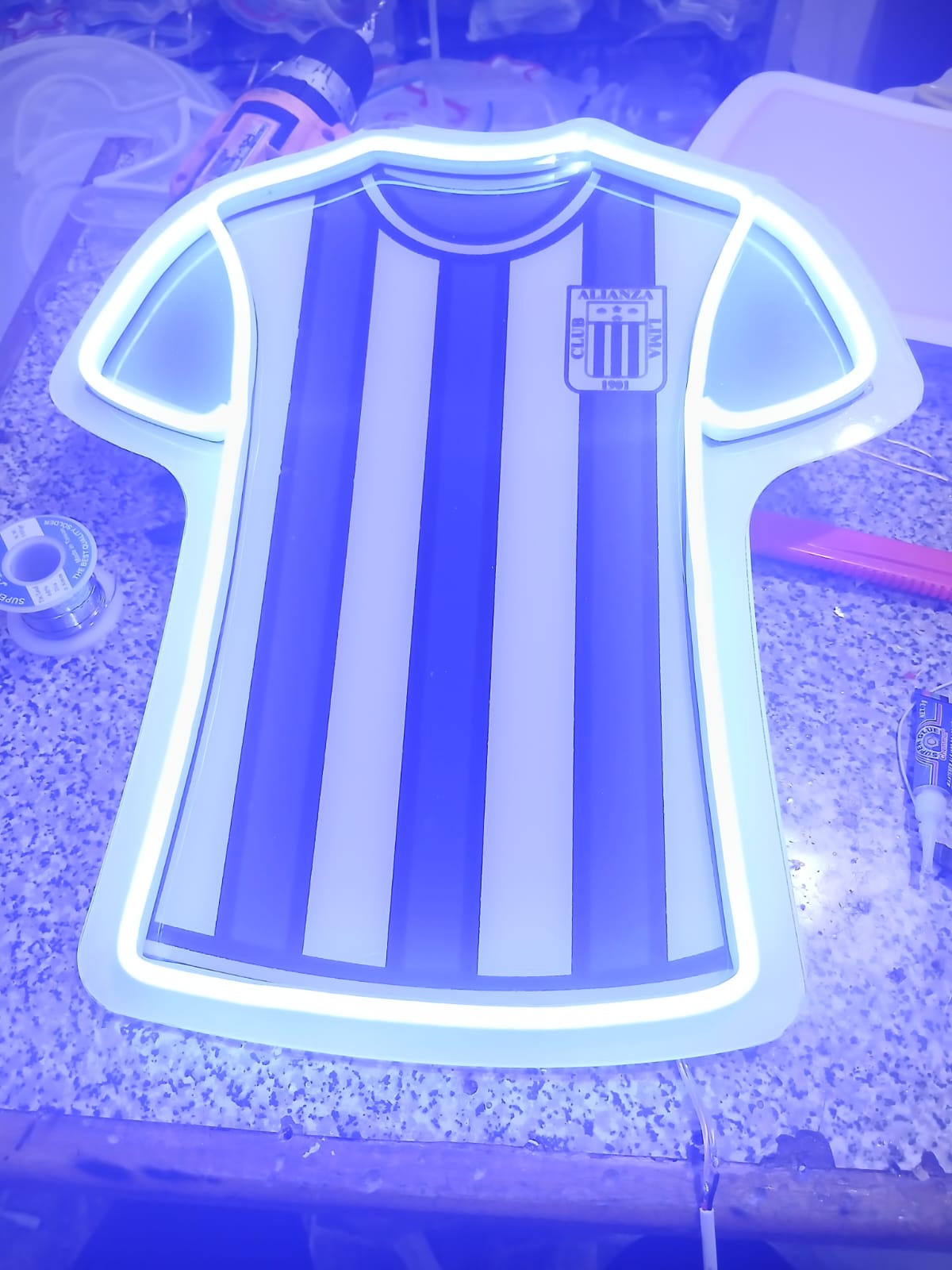 CAMISETA LED NEON (ALIANZA)