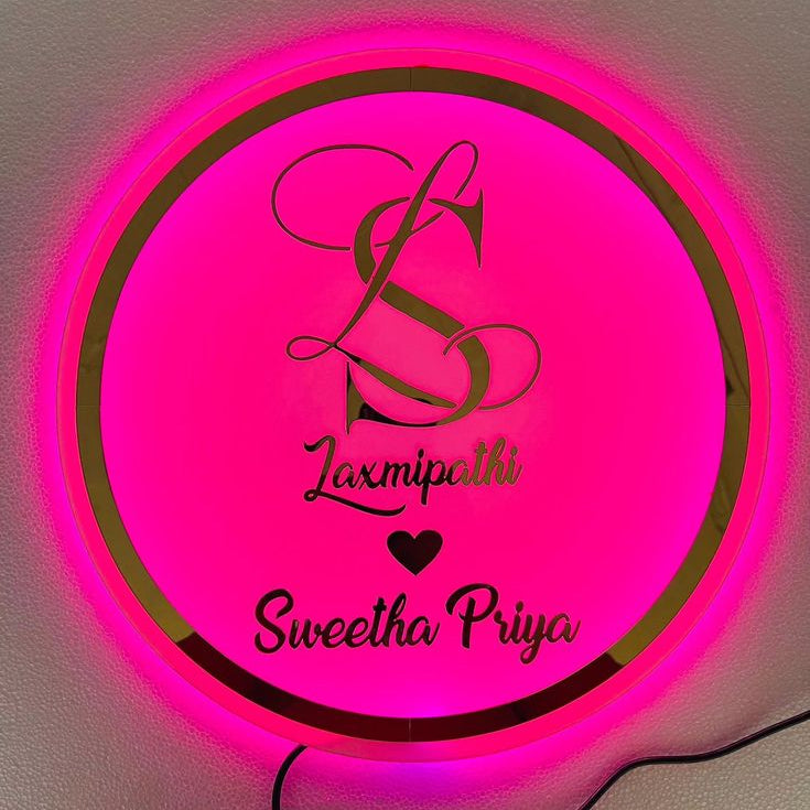 Logo retroiluminado PARA SALON DE BELLEZA