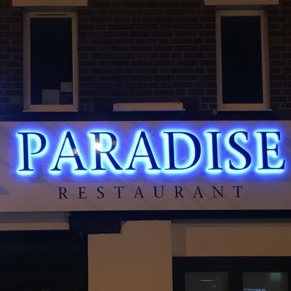 Letreros 3D personalizado para restaurante