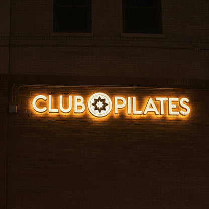 3D RETRO ILUMINADO CLUB PILATES