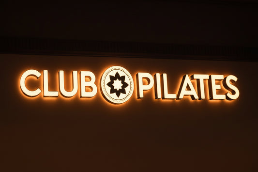 3D RETRO ILUMINADO CLUB PILATES