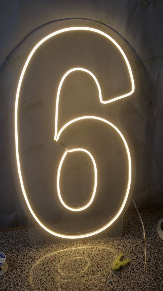 Número LED 6