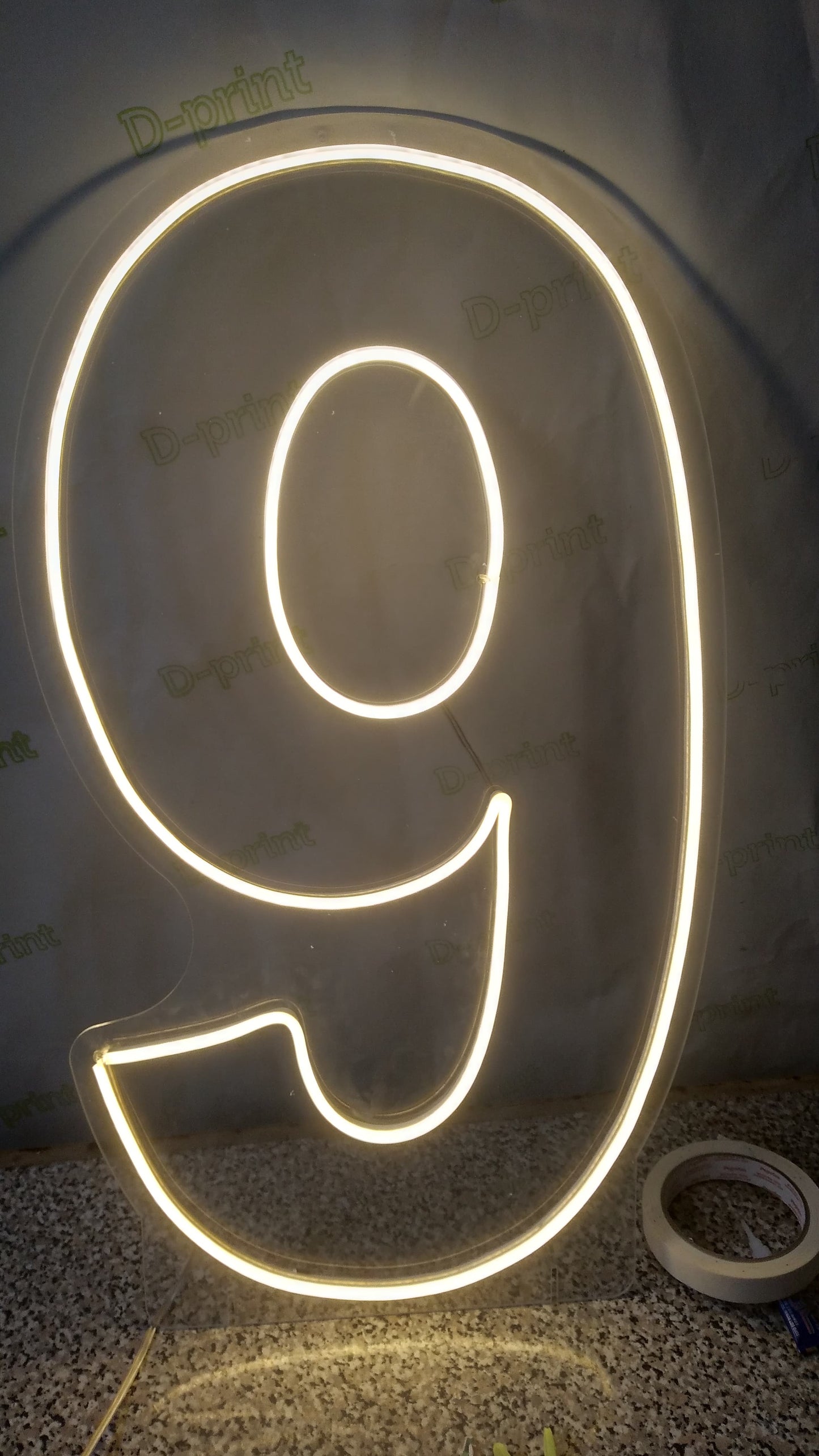 NÚMERO LED 9
