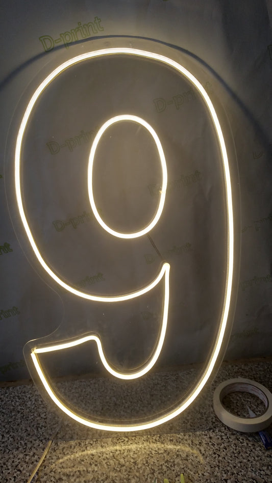 NÚMERO LED 9