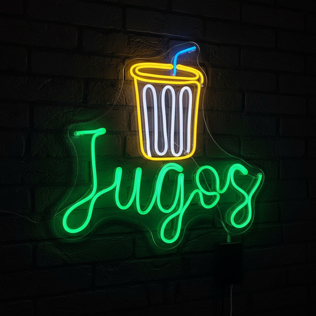 JUGOS LED NEÓN