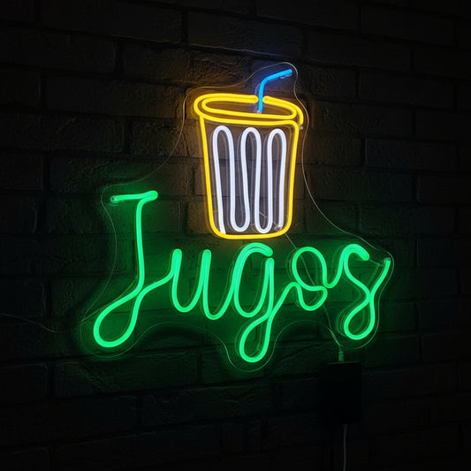 JUGOS LED NEÓN