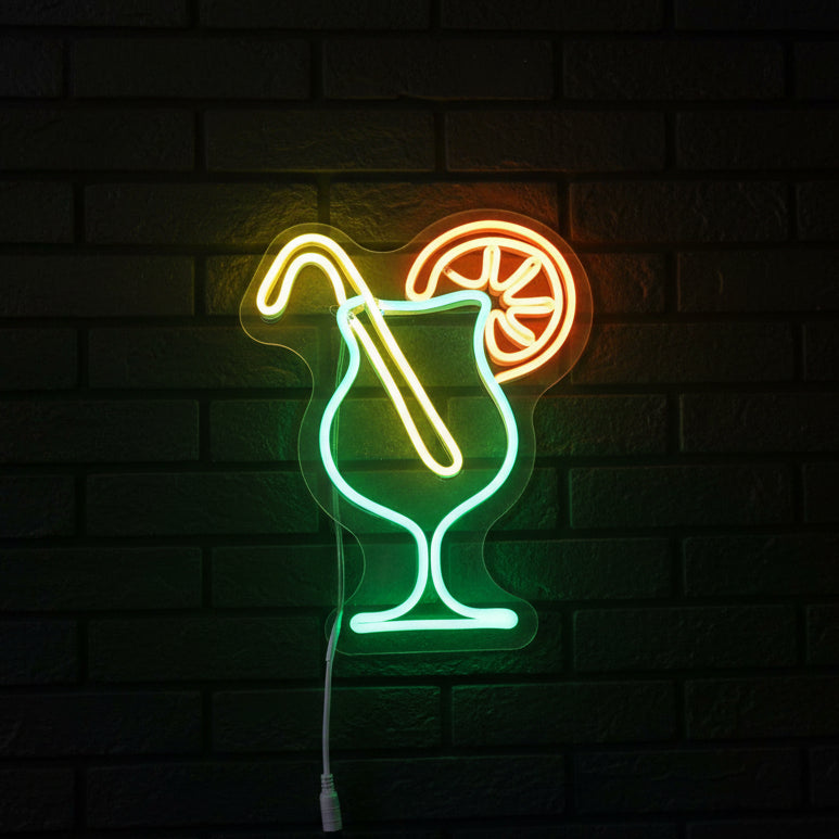 FIGURA VAZO CÓCTEL LED