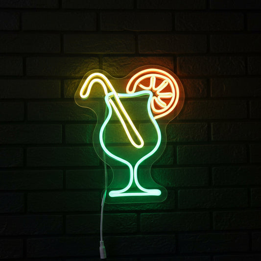 FIGURA VAZO CÓCTEL LED