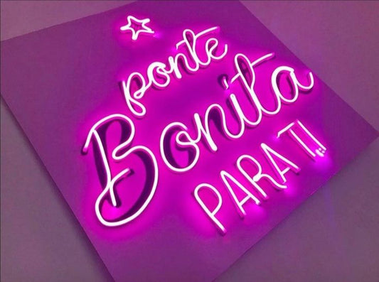 Diseño Frase motivadora "Ponte bonita para ti"