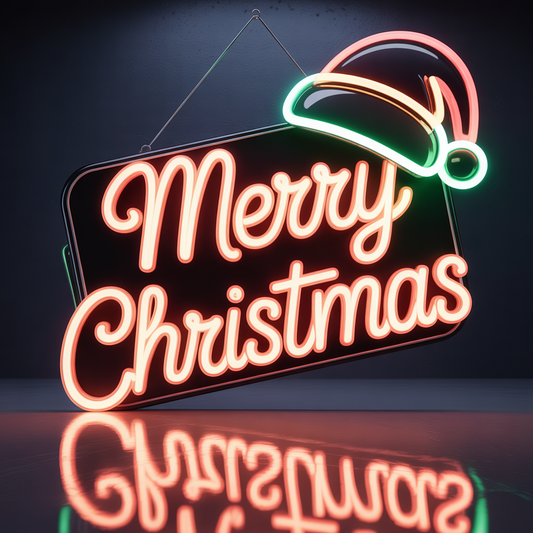 LETREROS DE NEÓN LED MERRY CHRISTMAS